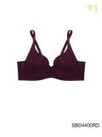 Sabina เสื้อชั้นใน มีโครง รุ่น Perfect Bra รหัส SBD4400 สีแดงเข้ม