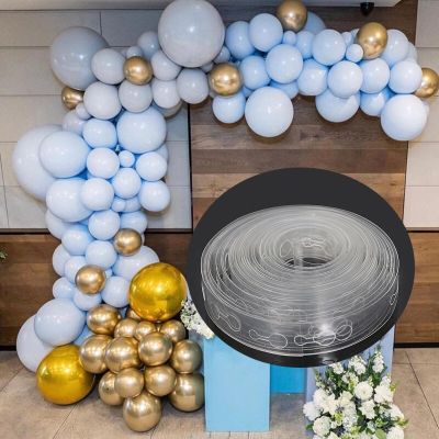 Ballons Accessories 5M Balloon Chain Arch Clips Balloon Glue Wedding Birthday Party Backdrop Decor Christmas Balloons