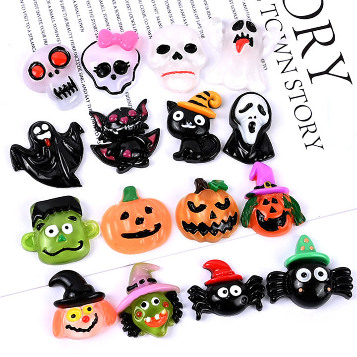 blesiya-30-pcs-mixed-lot-halloween-kawaii-flatback-resin-cabochons-embellishments