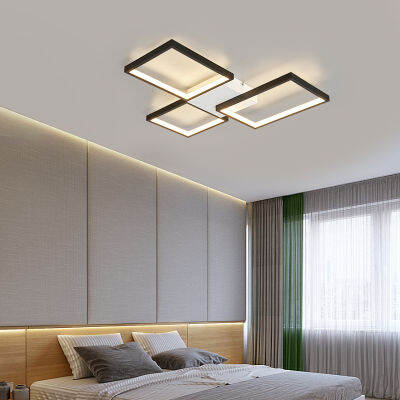 New Modern Led Ceiling Lights for livingroom bedroom lustre home decor Dimmable Ceiling light BlackGold Ceiling Lamp Fixtures