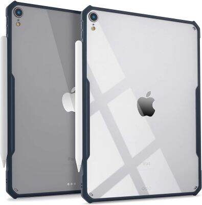 IPad Pro 11 นิ้วเคสใสบางเฉียบรองรับการชาร์จแบบไร้สายดินสอ Apple [ดูดซับแรงกระแทก] TPU ที่มีความยืดหยุ่นน้ำหนักเบา