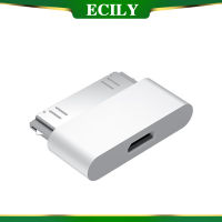 ECILY ไมโคร Usb ไปที่30ขาอะแด็ปเตอร์แปลงไฟสำหรับ IP 4S อะแดปเตอร์3gs Ipod ซิงค์ข้อมูล