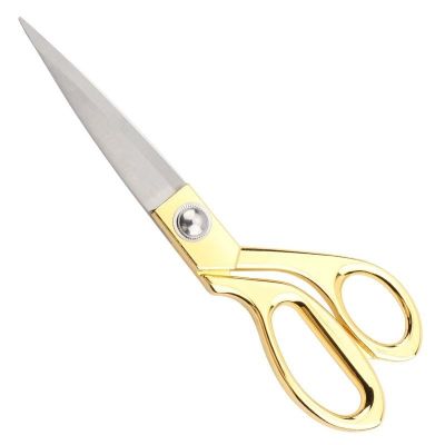 Scissors stainless steel กรรไกรสแตนเลสตัดผ้า ด้ามทอง ขนาด 8.5
