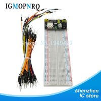 【HOT】 MB-102 MB102 Power test board module MB-102 830 points welding prototype Test board Kit   65 Flexible jumper cables