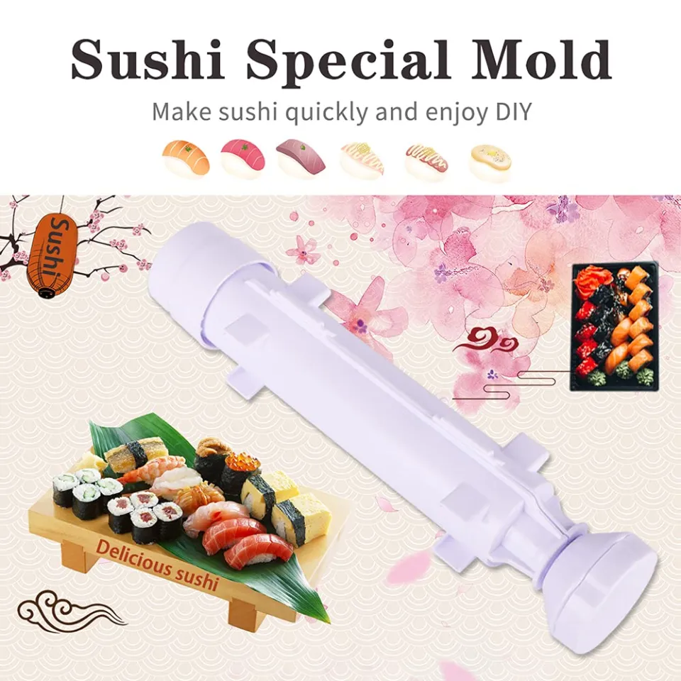 Kitchen DIY Sushi Making Machine Sushi Tool Sushi Maker Quick Sushi Bazooka  Japanese Rolled Rice Meat Mold Bento Accessories - CJdropshipping