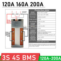 3S 4S 12.6V 16.8V 120A 160A 200A BMS Li-Ion LifePo4แบตเตอรี่ลิเธียมแบตเตอรี่ Balance สูง12V รถยนต์อินเวอร์เตอร์