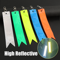 Reflective Keychain Colorful Night High-gloss Safety Reflector Reflective Keychain Jewelry Bag Pendant Keyring Female Kids Gifts