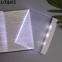 โคมไฟอ่านหนังสือคั่นหนังสือ Led น้ำหนักเบาสำหรับนักเรียนแผงจานแบน Pelindung Mata