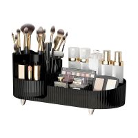 Rotating Makeup Organizer for Vanity Cosmetics Organizer for Storage Makeup Brush Holder Skincare Organizers