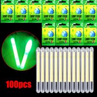 【YF】●  100pcs Fishing Float Stick Fireflies Fluorescent Lightstick Night Rod Dark Tackle