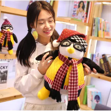 Friends Peripheral Plush Toys Haji Penguin Hugsy Doll Friends