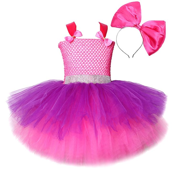 3-layers-fluffy-lol-surprise-dress-up-costume-for-little-girls-princess-cosplay-dresses-with-big-bow-headband-kids-girl-clothes