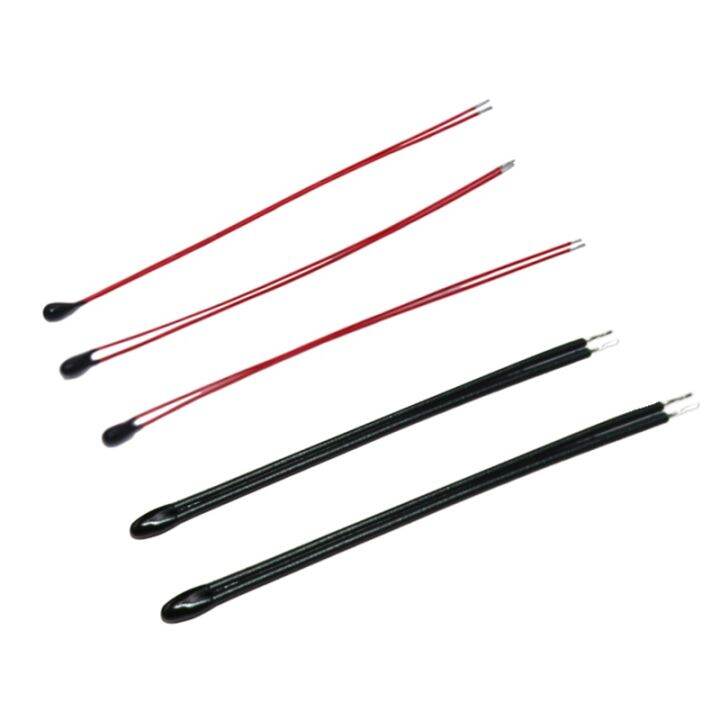 lz-10pcs-mf52b-mf52d-ntc-thermistor-thermal-resistor-b3950-b3435-10k-100k-50mm-60mm-80mm-100mm-resistance-red-black