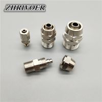 PC4 6 8 10 12mm Pipe Tube to M5 1/8 1/4 3/8 1/2 Trachea Quick Screw Pipe Fittings Copper Pneumatic Components Fast Twist Joint Hand Tool Parts Accesso