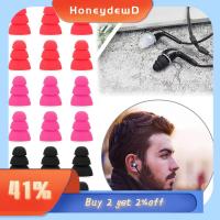 HONEYDEWD 6pcs หมวก ทดแทน หูฟัง ที่ครอบหูฟัง ซิลิโคน Eartips สามชั้น หูฟัง