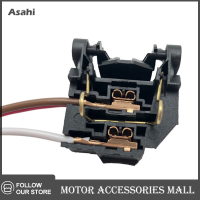 Asahi Motor รถสีดำ H7 LOW Beam Lamp Lamp Holder ADAPTER Harness Fit สำหรับ Focus 2 MK2 Focus 3 MK3