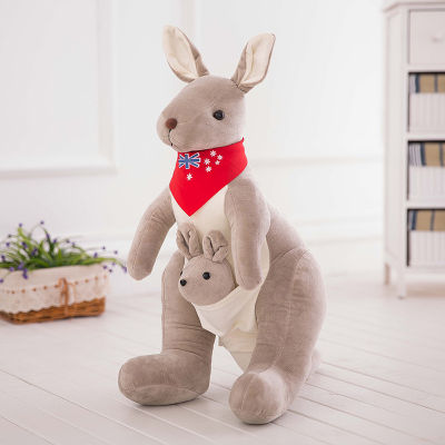 [COD] ของเล่นใหม่ตุ๊กตาหนูแม่ลูกจิงโจ้หมีโคอาล่าของเล่นตุ๊กตาวันหยุดเด็กของขวัญที่กำหนดเอง LOGO Christmas Gift