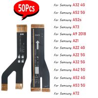 50Pcs Original เมนบอร์ด FPC Main Board Connector Flex Cable สําหรับ Samsung Galaxy A73 A21 A72 A22 A33 A42 A52 A32 4G A53 5G