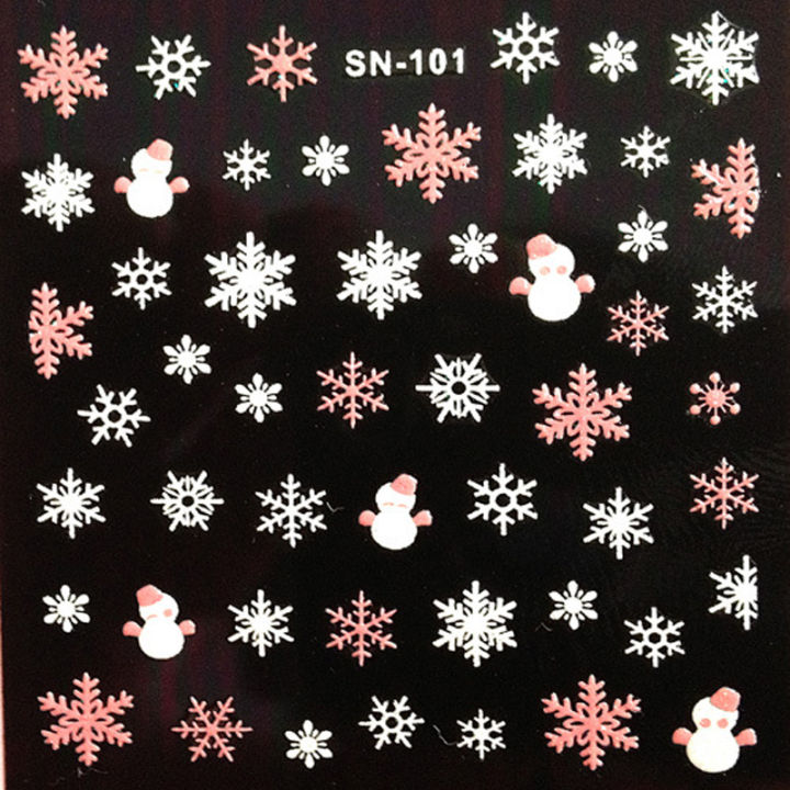 mus-3d-nail-art-tips-christmas-snowman-snowflakes-design-decals-girl-nails-stickers-accessories