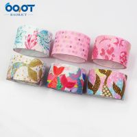 1 1/2 Ocean flowersPrinted Grosgrain Ribbon Ribbons For Hair Bows RibbonFor Gift Wrapping Ribbon For Crafts L 20707 644