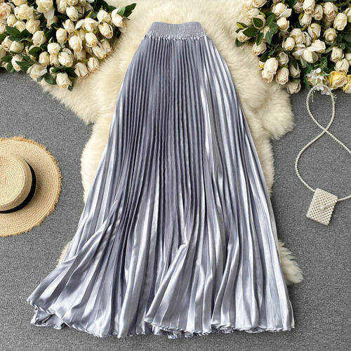 ftlzz-spring-autumn-new-women-casual-solid-pleated-midi-skirt-ladies-high-waist-a-line-slim-high-quality-female-skirt