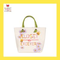 Kloset Etcetera  floral forgrance signature tote กระเป๋าคลอเส็ท กระเป๋าถือ กระเป๋าเอนกประสงค์ กระเป๋าผู้หญิง กระเป๋าแฟชั่นผู้หญิง