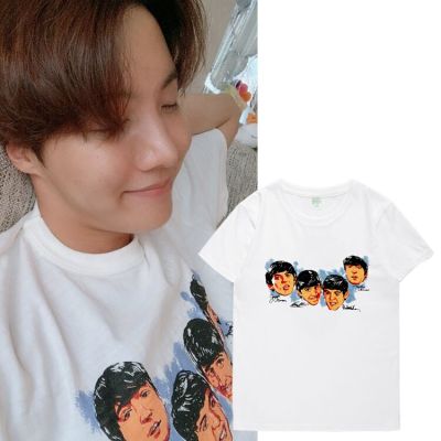 New Korean Fashion K Pop Kpop T Shirt J-hope Harajuku T Shirt Women Ullzang Korean Style Graphic T-shirt Cal Hip Hop Tshirt