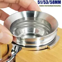 304 Stainless Steel 51mm 53mm 58mm Coffee Powder Ring Intelligent Dosing Bowl Funnel Portafilter Coffee Accessories