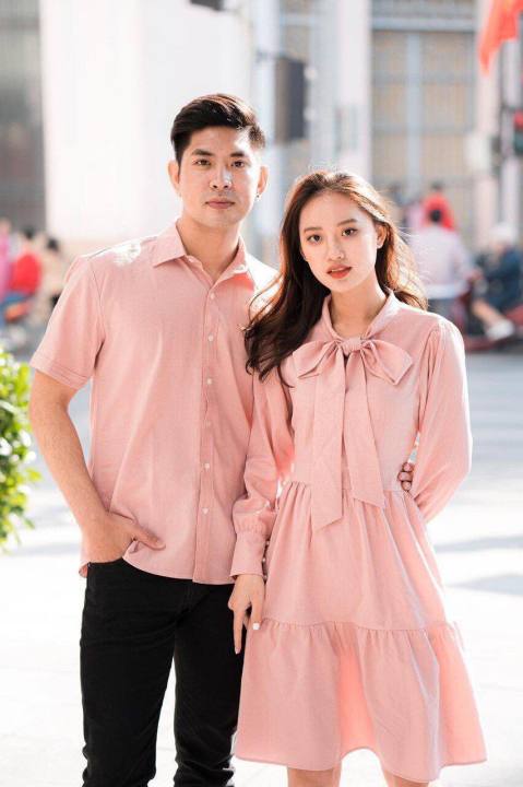 Áo đôi áo cặp nam nữ váy sơ mi Hàn Quốc chụp ảnh du lịch AV46 ...