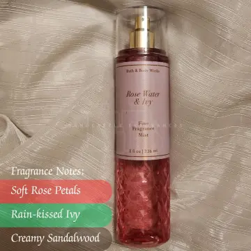 Rose water and ivy body outlet spray