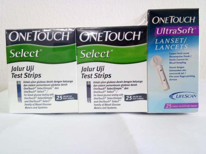 One touch select simple test strips 2x25 s lazada