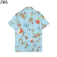 4560 zara เสื้อเชิ้ต แขนสั้น สไตล์คลาสสิก แฟชั่นสําหรับผู้ชาย ผู้หญิงTH