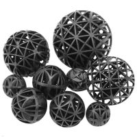 10 50Pcs Aquarium Filter Media Bio Balls Portable Wet Dry Cotton For Air Pump Canister Clear Water Biological Ball Accessories