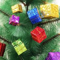 【Lightingeverthing】12ชิ้น/เซ็ตMiniเครื่องประดับคริสต์มาสโฟมกล่องของขวัญต้นไม้คริสต์มาสแขวนParty Decorคริสต์มาสตกแต่งต้นไม้