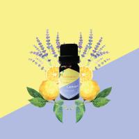 น้ํามันหอมระเหยจากธรรมชาติแท้ 100% กลิ่น : เลมอนลาเวนเดอร์ Herbpiness PURE ESSENTIAL OIL ขนาด 10 ml