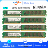 Walram King ston 8GB 4PCS 2GB DDR2 800MHz PC2-6400 Máy Tính thumbnail