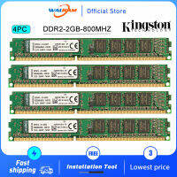 Walram King ston 8GB 4PCS 2GB DDR2 800MHz PC2-6400คอมพิวเตอร์ DDR2 667 240PIN DIMM King ston คอมพิวเตอร์ทั้งหมดเมนบอร์ดคอมพิวเตอร์ตั้งโต๊ะ RAMS หน่วยความจำ