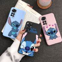 Casing Stitch Lilo Klasik untuk Redmi Note 11 11S 4G 11 Pro Sampul Ponsel Kartun Anak Perempuan Hadiah Lembut TPU Funda untuk Redmi Note11 Pro Tas