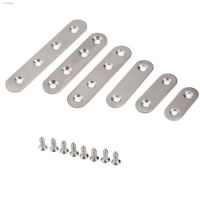 ✟ 2Pcs Stainless Steel Corner Brackets Flat Straight Bracket Mending Plates Repair Fixing Joining for Furniture Corner Protectors