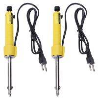 【CW】 2X Eu Plug Electric Solder Sucker Welding Desoldering Pump/Soldering Iron/Removal Iron