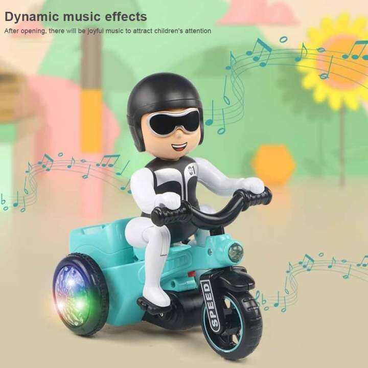 tricycle-amp-doll-led-light-music-sound-toddler-kids-toy-kids-cartoon-stunt-music-universal-spinning-three-wheel-electric-car-toy-stunt-action-desktop-decor-ornaments-free-standing-miniature-finger-th