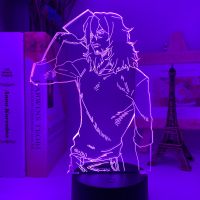 20213D LED Lamp Anime My Hero Academia Shota Aizawa Light for Bedroom Decor Child Kids Birthday Gift Manga Aizawa Lamp