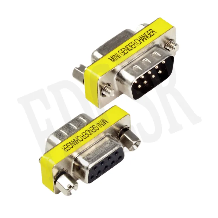 1pc 9 pin RS232 DB9 Pin male to female Serial Cable Mini Gender