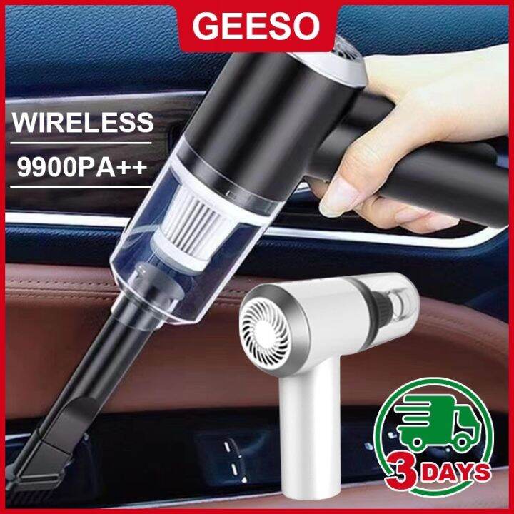 GEESO 9900PA Wireless Car Vacuum Cordless Cleaner Mini Vacuum Kereta ...