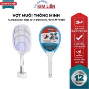 Vợt muỗi thông minh kiêm đèn bắt muỗi SUNHOUSE 3IN1 SHE-PRO11.W SHE-E200