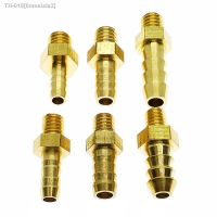 ♀ 5pcs M4 M5 M6 M8 Metric Male Thread To 3mm 4mm 5mm 6mm 8mm Hose Barb OD Brass Barbed Pipe Fitting Coupler Connector