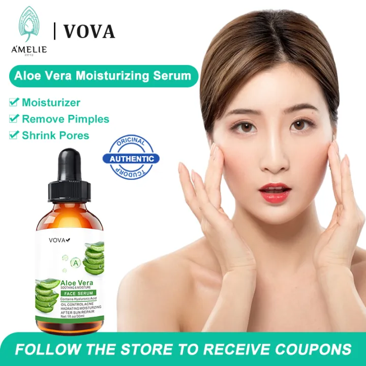 【Official Original】AMELIE & VOVA Aloe Vera Face Serum Moisturizer