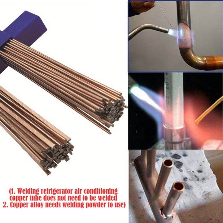 1set Welding Rod Copper Low Temperature Welding Wire Soldering No Need Solder Powder Brazing Rod