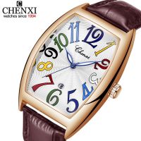 [Aishang watch industry]นาฬิกาผู้ชายยอดนิยมแบรนด์หรู CHENXI Tonneau นาฬิกาควอตซ์ผู้ชาย39; S หนังกันน้ำ30เมตรนาฬิกาธุรกิจแฟชั่นวันที่ชายนาฬิกา