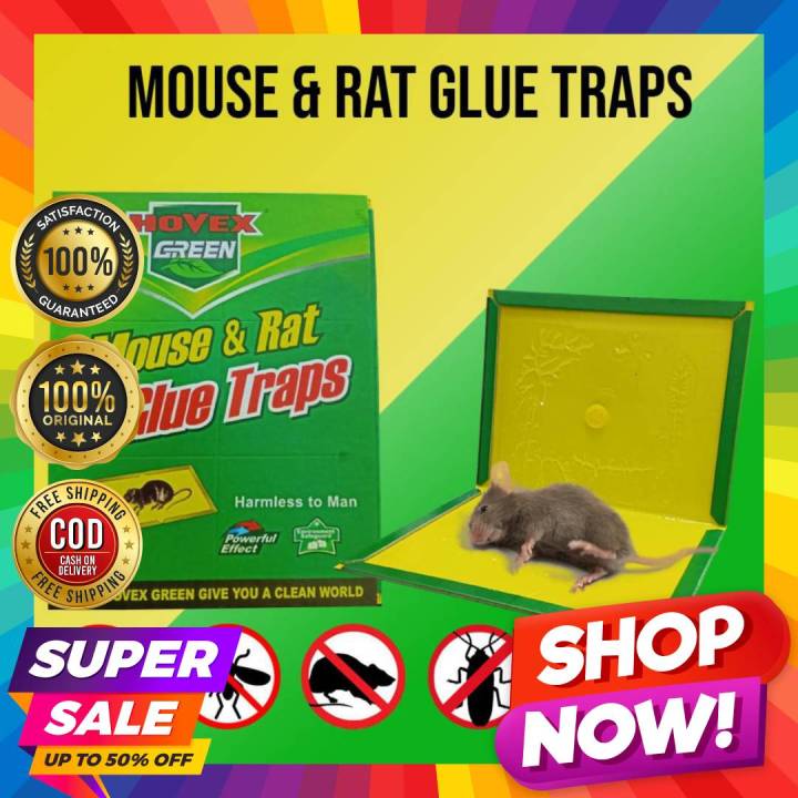 ORIGINAL COD Mouse and Rat Catcher Glue Trap Rodent Expert Sticky Bond ...